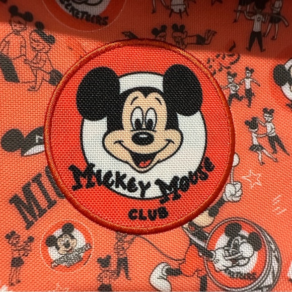 Disney Retro/Vintage Mickey Mouse Club Backpack. NWT - Picture 3 of 7